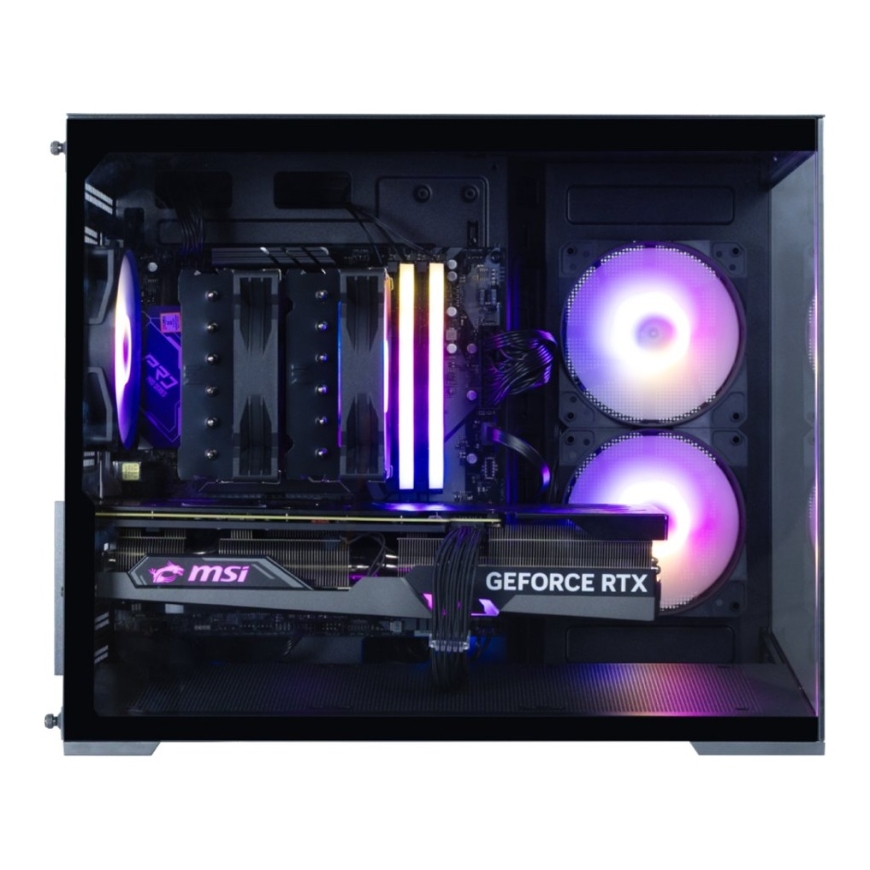 Zalman D30, mATX Mini Tower PC Case, 3 x 120mm ARGB Fans, Black – 4