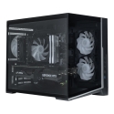 Zalman D30, mATX Mini bokšto PC korpusas, 3 x 120 mm ARGB ventiliatoriai, juodas