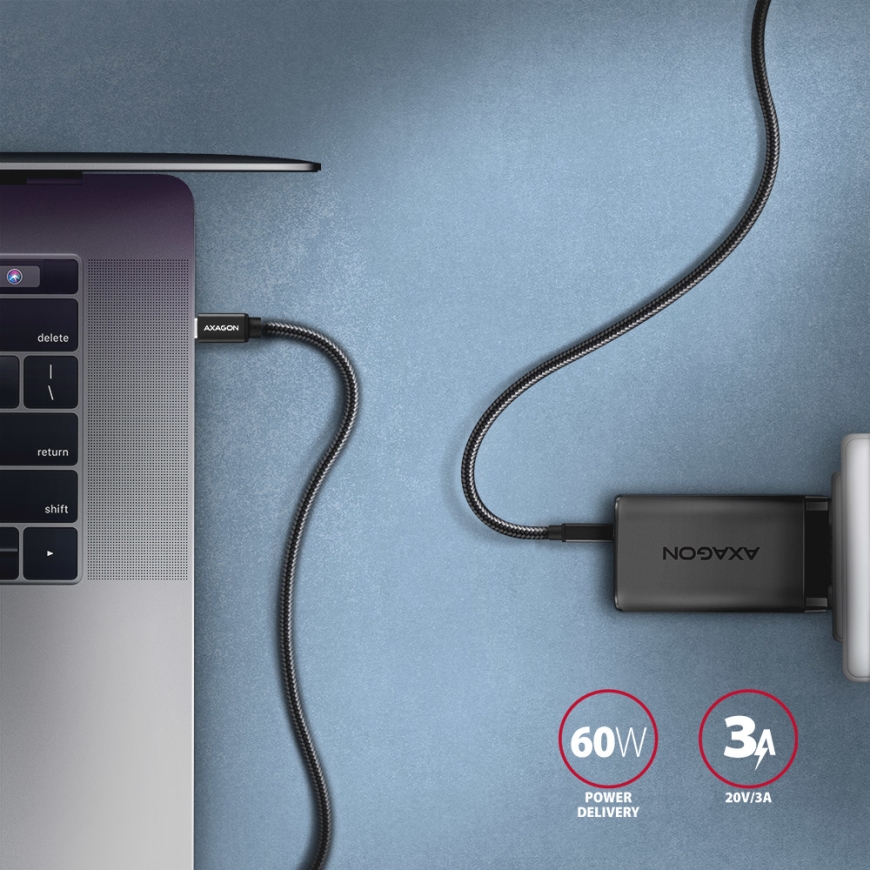 Axagon BUCM3-CM10AB SPEED USB-C USB-C 3.2 Gen 1 cable 1 m – 4