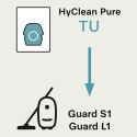 Miele HyClean Pure TU XL-pack pölypussipakkaus, 8kpl Miele HyClean Pure TU XL-pack pölypussipakkaus, 8kpl