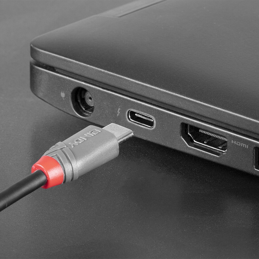 Lindy 36893 USB кабель 3 m USB 2.0 USB C Micro-USB B Черный – 5