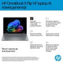 HP OmniBook X Flip Next Gen AI 14-fk0020nw Copilot+ PC 2-in-1 14", AMD Ryzen AI 5 340, 2K lietimui jautrus ekranas, 16 GB LPDDR5