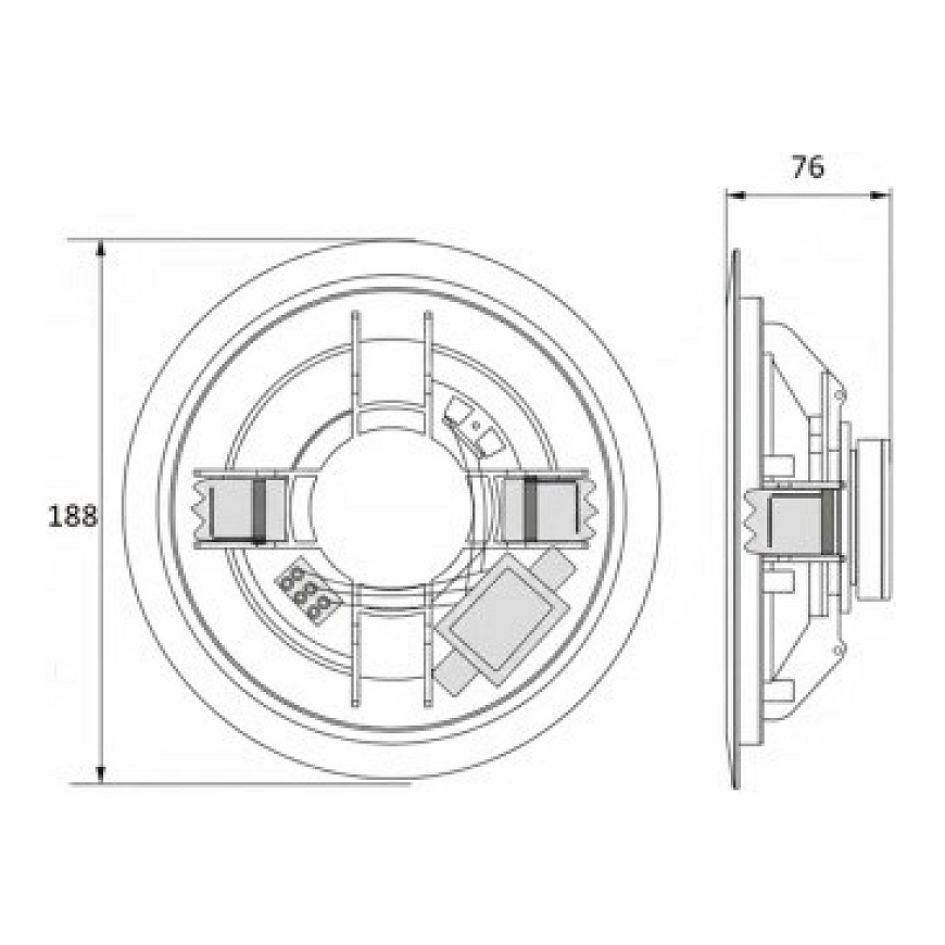 Ceiling speaker Avtek CS 606 – 2