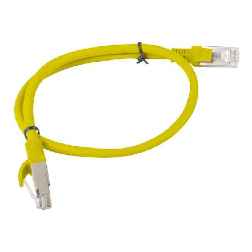 Патч-корд LANBERG UTP CAT.5E 0.5М ЖЕЛТЫЙ PCU5-10CC-0050-S – 2