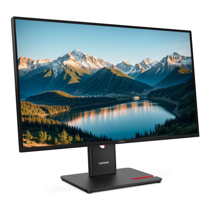 Lenovo ThinkVision T27Q-40 PC lamekuvar 68,6 cm (27") 2560 x 1440 pikslit Wide Quad HD LED Must – 3