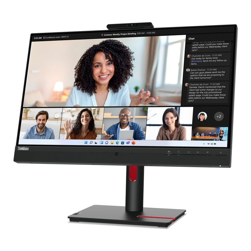 Lenovo ThinkVision T24mv-30 tietokoneen litteä näyttö 60,5 cm (23.8") 1920 x 1080 pikseliä Full HD L – 3