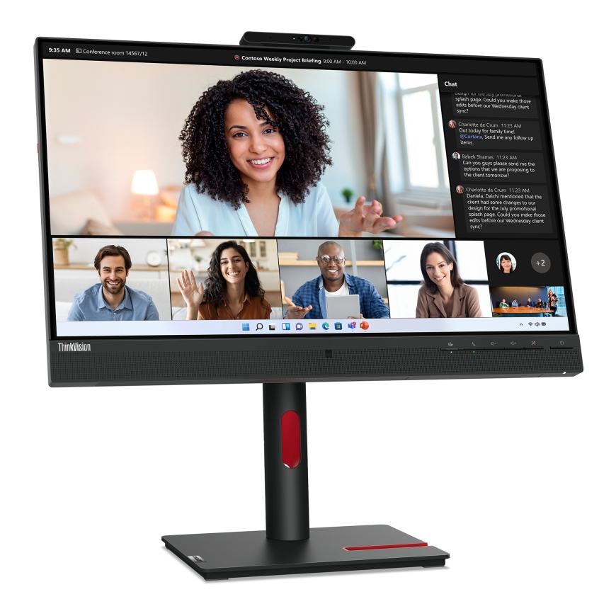 Lenovo ThinkVision T24mv-30 monitori 60,5 cm (23.8") 1920 x 1080 pikseļi Full HD LED Melns – 4