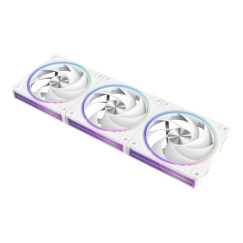 Вентиляторы Zalman ZM-DF120R A3, 120 мм, цепочка с функцией даisy chain, реверсивные, в комплекте 3 штуки, белые