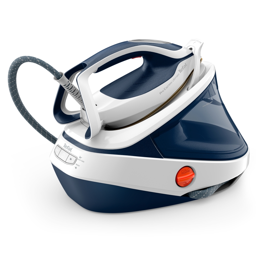 Tefal Pro Express Ultimate II GV9712 3000 W 1,2 L Durilium Airglide -pohjalevy Sininen, Valkoinen