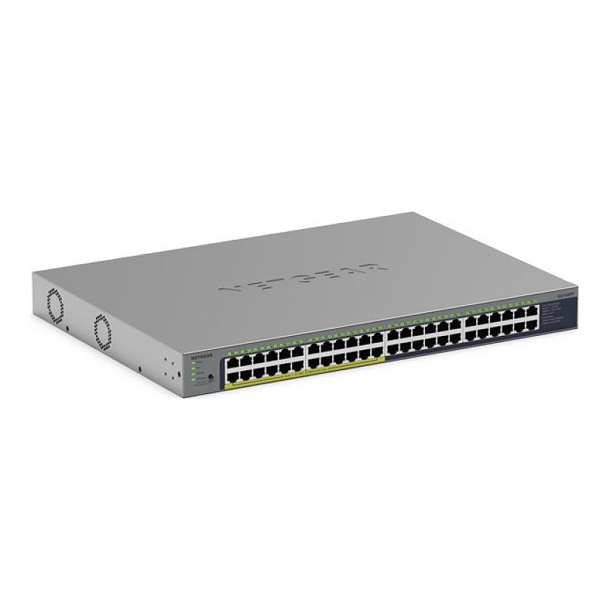 NETGEAR GS748PP Hallitsematon Gigabit Ethernet (10/100/1000) Power over Ethernet -tuki Harmaa – 3
