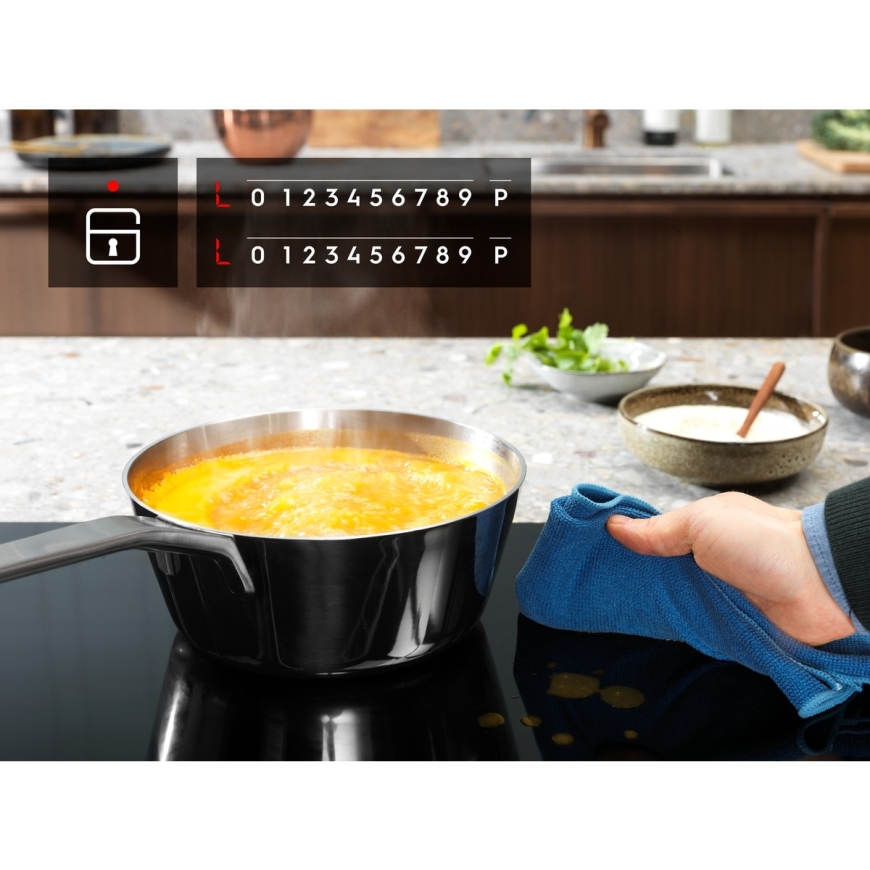 Electrolux LIB60420CL Musta Kiinteä 60 cm Keittoalueinduktioliesi 4 alue(tta) – 5