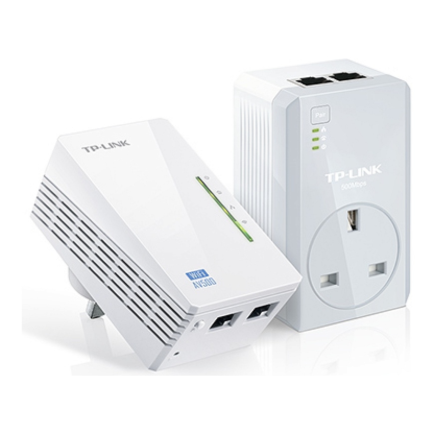 TP-Link TL-WPA4226 KIT „PowerLine“ tinklo adapteris 600 Mbit/ai Ethernet LAN jungtis „Wi-Fi“ Balta 2
