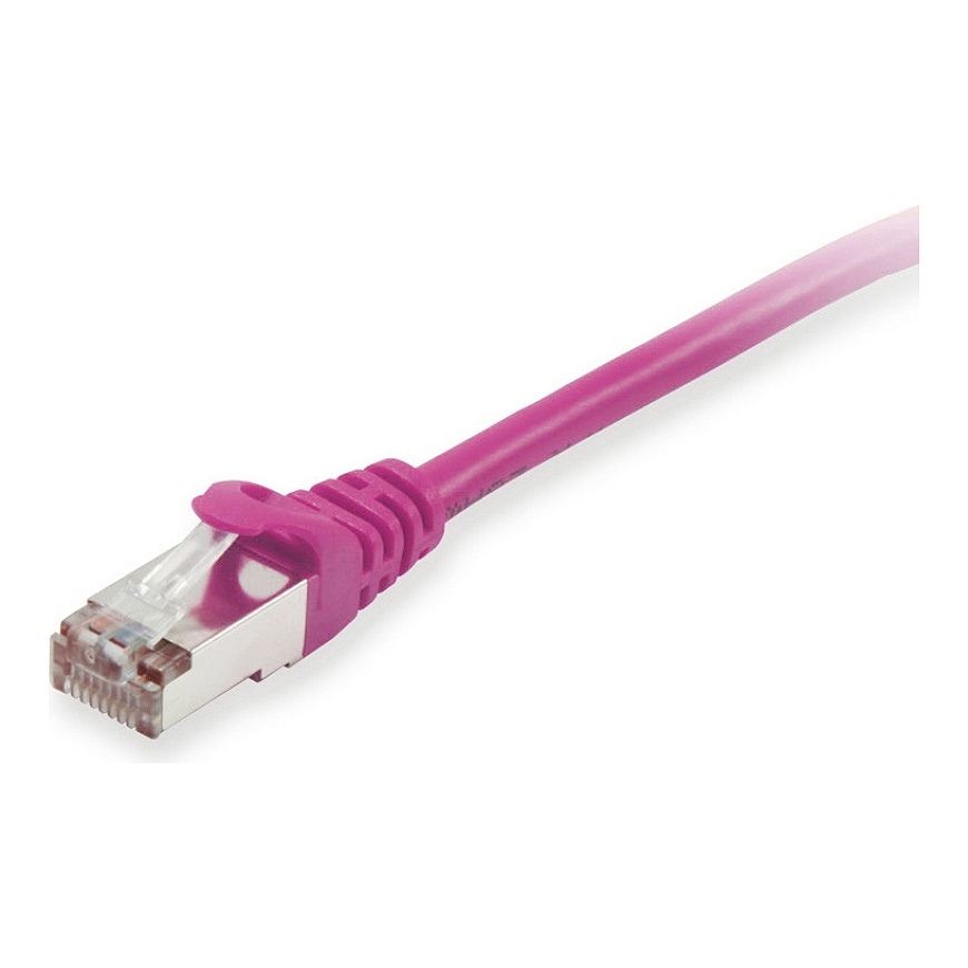 Equip Cat.6A S/FTP Patch Cable, Purple, 1.0m – 2