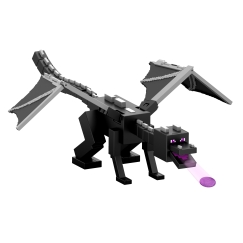 Minecraft Dragon’s Breath Attack Ender Dragon -toimintahahmo ja 10 kiekkoa, siipien kärkiväli 50 cm