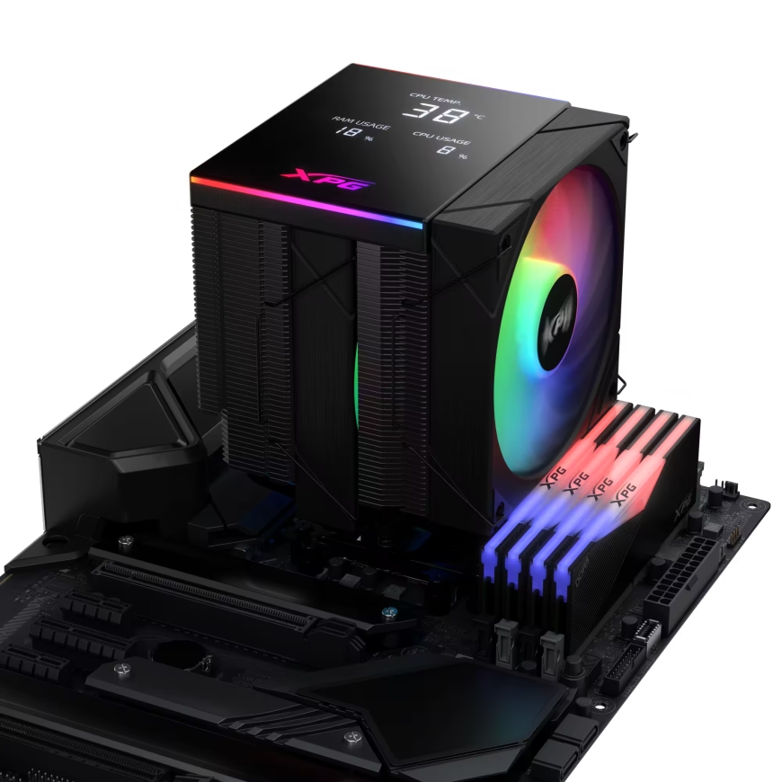 XPG MAESTRO PLUS 62DA Protsessor Õhujahuti 12 cm Must – 3