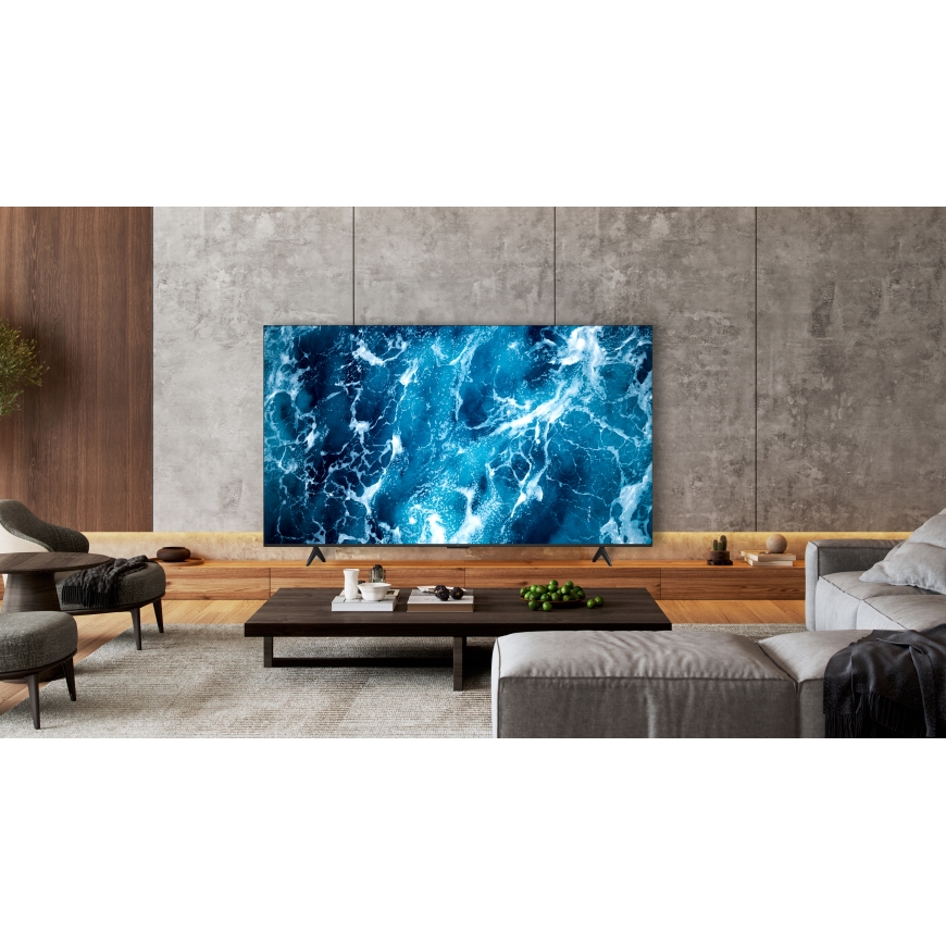 TCL T69C 43T69C televizorius 109,2 cm (43") 4K Ultra HD Smart TV „Wi-Fi“ Juoda 350 cd/m² – 2