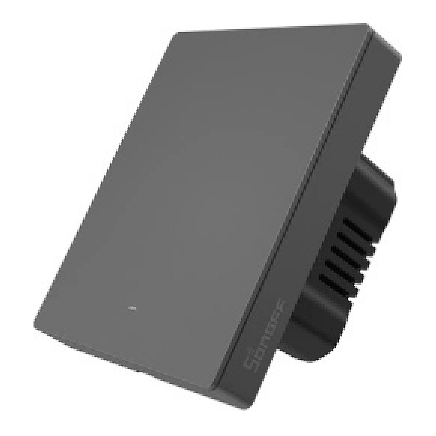 Smart Matter pārslēdzis pie sienas Wi-Fi SONOFF M5-1C-80 (1-kanāls, priekš rameļa, grafīta) – 2