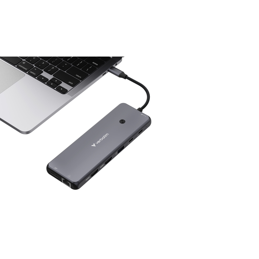 Verbatim CMH-13 USB Type-C 10000 Mbit/s Silver – 3
