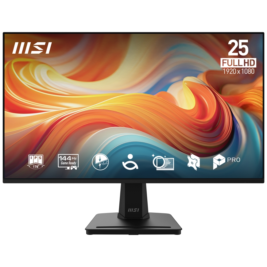 MSI Pro MP251 E14L kompiuterio monitorius 62,2 cm (24.5") 1920 x 1080 pikseliai „Full HD“ Juoda