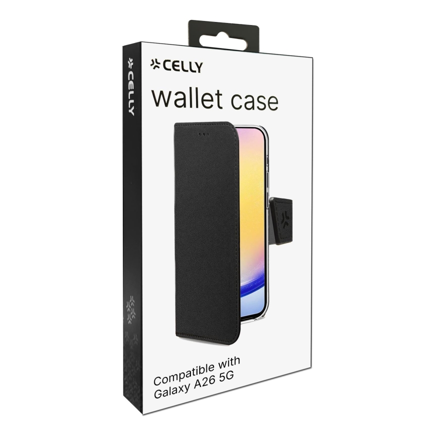 Celly WALLY mobilo telefonu apvalks 17 cm (6.7") Maciņš Melns – 5