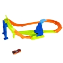 Hot Wheels Stunt Tracks Jump Circuit Speedway with 1:64 Scale Die-Cast Toy Car, 180-Degree Curve Hot Wheels Stunt Tracks Jump Circuit Speedway with 1:64 Scale Die-Cast Toy Car, 180-Degree Curve