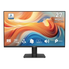 MSI PRO MP275QDE E14 computer monitor 68.6 cm (27") 2560 x 1440 pixels Wide Quad HD LED Black