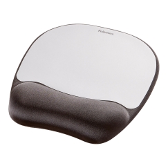 Fellowes 9175801 hiirematt Must, Hõbe