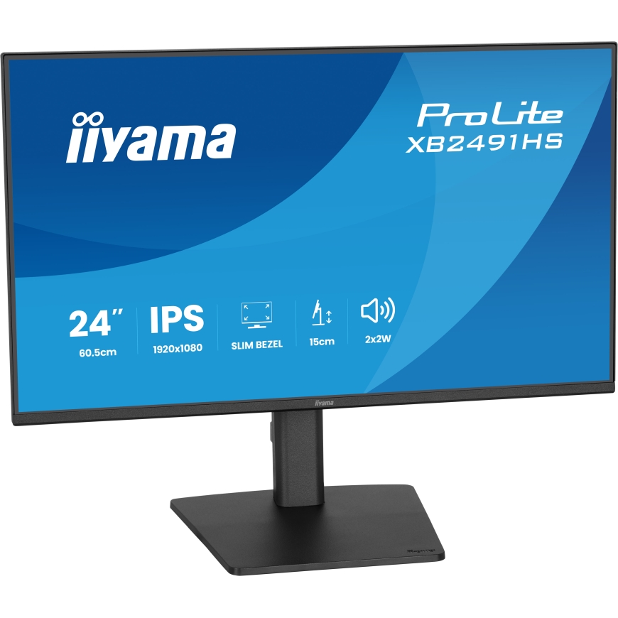 iiyama ProLite XB2491HS-B1 kompiuterio monitorius 60,5 cm (23.8") 1920 x 1080 pikseliai „Full HD“ LCD Juoda – 4