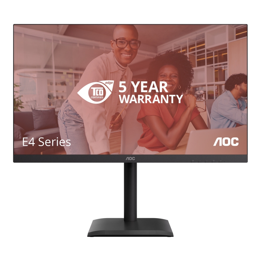 AOC E4 U27E4CV tietokoneen litteä näyttö 68,6 cm (27") 3840 x 2160 pikseliä 4K Ultra HD LED Musta