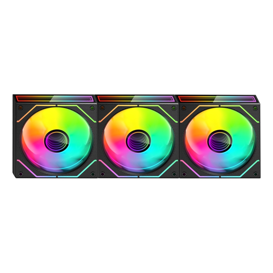 Mars Gaming MF3DPROKIT arvuti jahutussüsteem Arvuti korpus Ventilaator 12 cm Must – 4