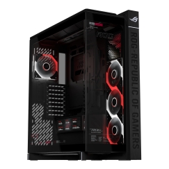 ASUS ROG CRONOX GR801 CURVE TG ARGB BLACK Midi Tower Musta