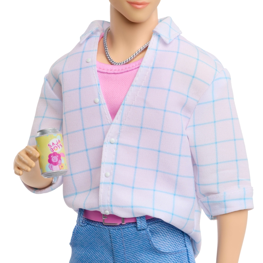 Mattel KPop Demon Hunters Saja Boys Jinu Fashion Doll in “Soda Pop” Look with Themed Movie Accessori – 4