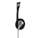 Hama Essential HS 200 Гарнитура Проводная Оголовье Calls/Music Черный, Серебристый Hama Essential HS 200 Гарнитура Проводная Оголовье Calls/Music Черный, Серебристый