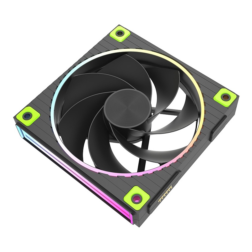 Zalman ZM-DF120R A3, 120 mm Daisy Chain Ventiliatorius, Atvirkštinis, 3 Paketas, Juodas – 5