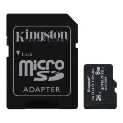 Kingston Technology Industrial 8 GB MicroSDHC UHS-I Klass 10