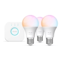 Philips Hue White and colour ambience Essential starter kit: 3 E27 smart bulbs (806 lm)