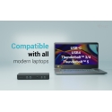 i-tec USB-C Intelligent Triple Display Docking Station + Power Delivery 100W