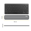 Fellowes Keyboard Wrist Rest Breyta Compact Keyboard Wrist Support with Antibacterial Protection Erg