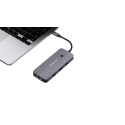 Verbatim CMH-09 USB Veids-C 10000 Mbit/s Sudrabs Verbatim CMH-09 USB Veids-C 10000 Mbit/s Sudrabs
