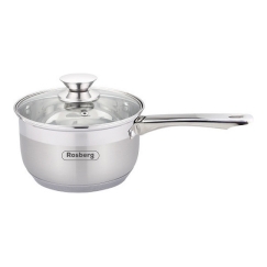 Pannu kannella, 18 cm, 2,5 L, ruostumaton teräs, 5R1210H18K, Rosberg
