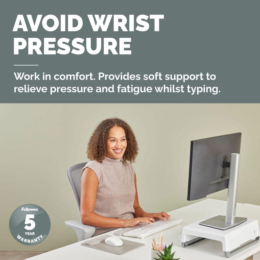 Fellowes Keyboard Wrist Rest Breyta Keyboard Wrist Support with Antibacterial Protection Ergonomic W – 2