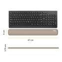 Fellowes Keyboard Wrist Rest Breyta Keyboard Wrist Support with Antibacterial Protection Ergonomic W