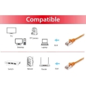 Equip Cat.6A S/FTP Patch Cable, 1.0m, Orange Equip Cat.6A S/FTP Patch Cable, 1.0m, Orange