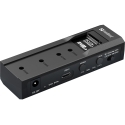 Sandberg 136-49 HDD/SSD dokstacija USB 3.2 Gen 2 (3.1 Gen 2) Type-C Melns Sandberg 136-49 HDD/SSD dokstacija USB 3.2 Gen 2 (3.1 Gen 2) Type-C Melns