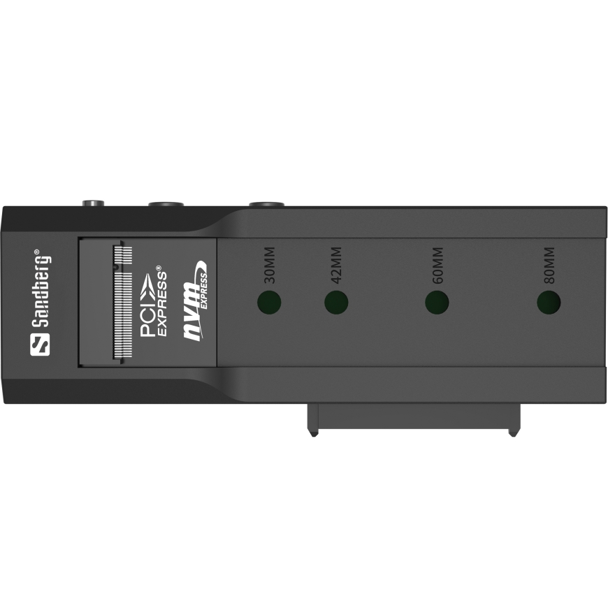 Sandberg 136-49 tallennusaseman telakointiasema USB 3.2 Gen 2 (3.1 Gen 2) Type-C Musta – 3