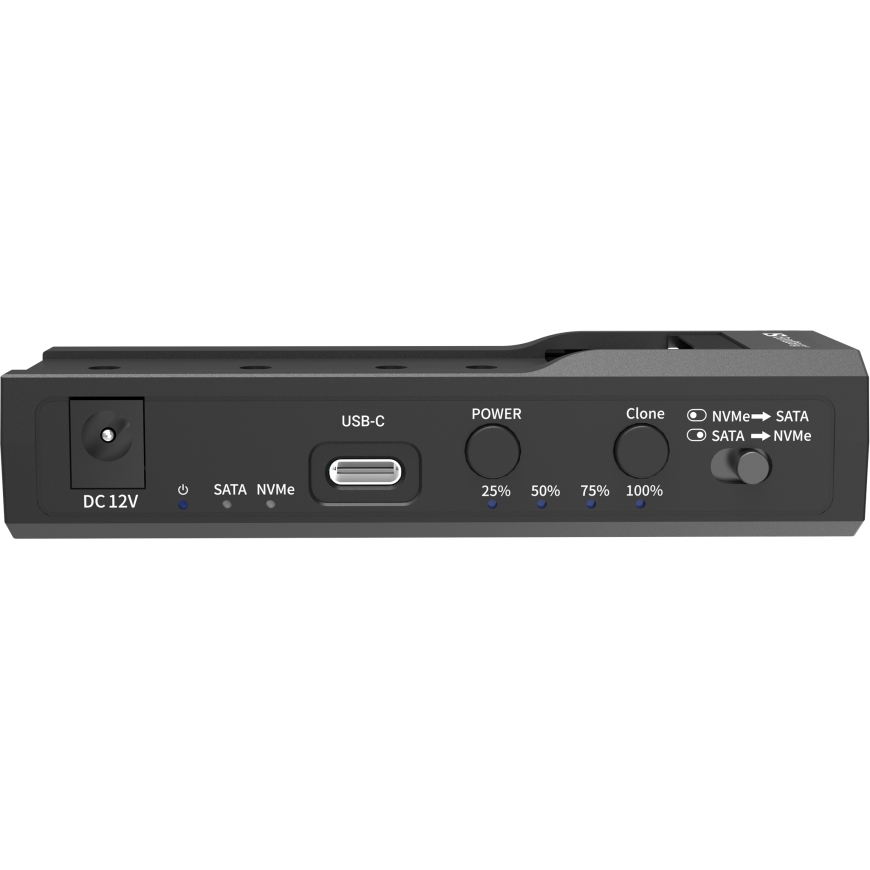 Sandberg 136-49 tallennusaseman telakointiasema USB 3.2 Gen 2 (3.1 Gen 2) Type-C Musta – 5