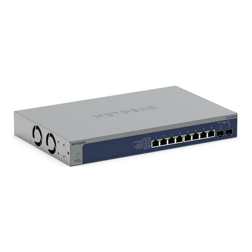 NETGEAR XS508TM Vadīts L2/L3/L4 Pelēks