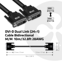 CLUB3D CAC-1220 DVI-kaapeli 10 m DVI-D Musta CLUB3D CAC-1220 DVI-kaapeli 10 m DVI-D Musta