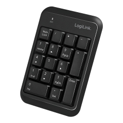 LogiLink ID0201 цифровая клавиатура Ноутбук Bluetooth Черный
