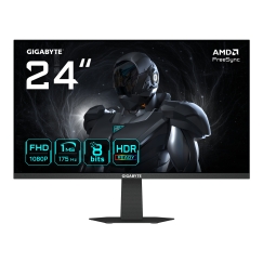 GIGABYTE GS24F14A tietokoneen litteä näyttö 60,5 cm (23.8") 1920 x 1080 pikseliä Full HD LED Musta